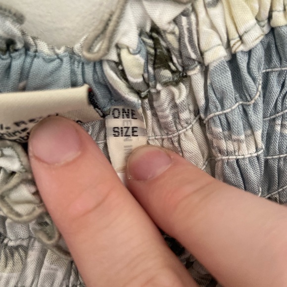 Hula hula one size fits all floral print maxi dress - Picture 6 of 6